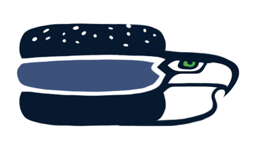 Seattle Seahawks Fat Logo iron on transfers